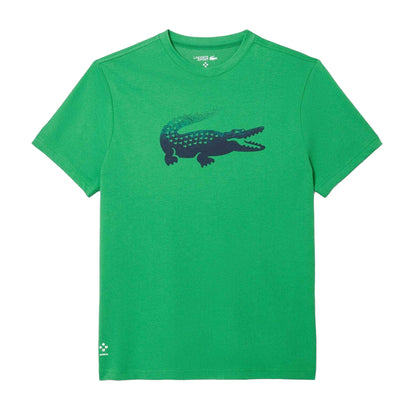 Green - Front - Lacoste Mens Tennis X Daniil Medvedev T-Shirt