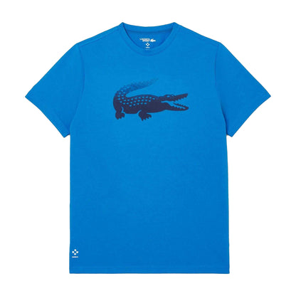 Blue - Front - Lacoste Mens Tennis X Daniil Medvedev T-Shirt
