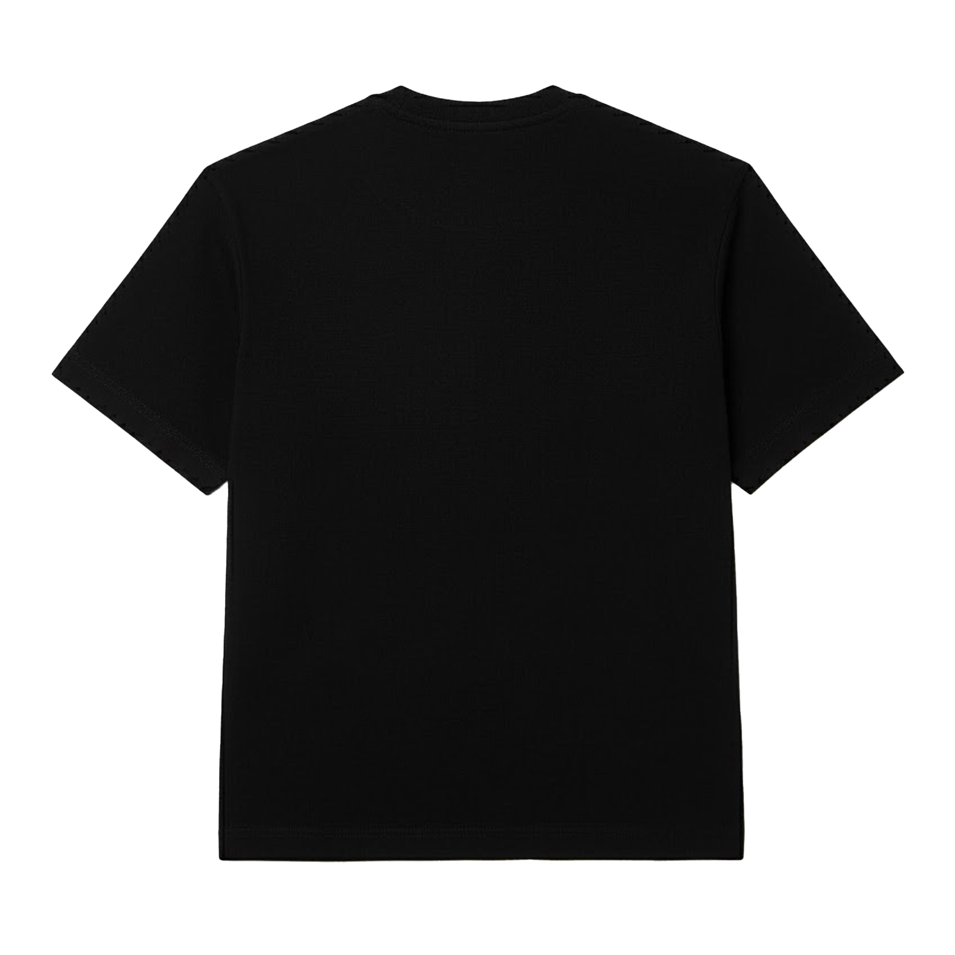 Black - Back - Lacoste Mens Heavy Cotton Oversized T-Shirt