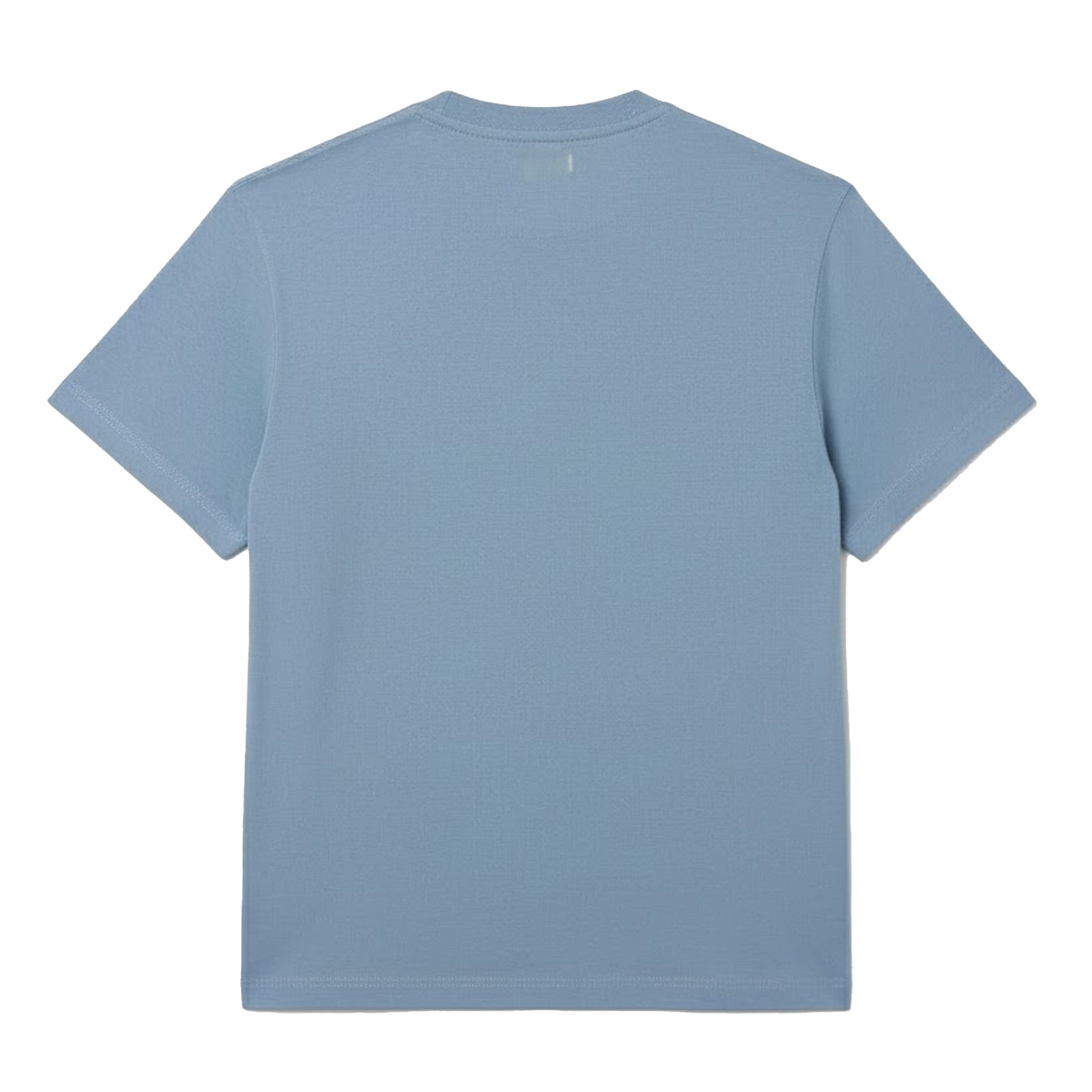 Blue - Back - Lacoste Mens Organic Cotton T-Shirt