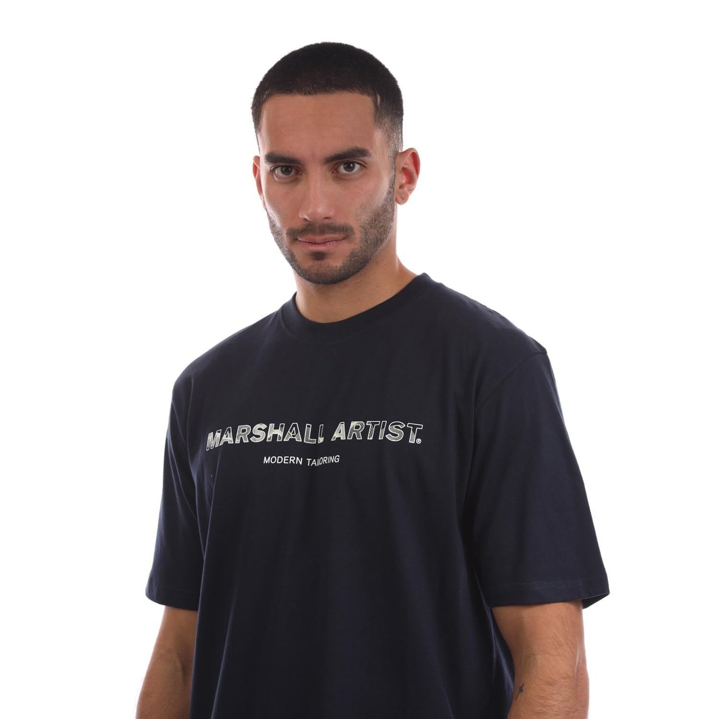 Navy - Side - Marshall Artist Mens Interstella T-Shirt