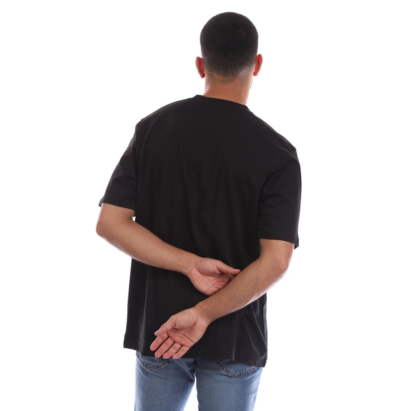 Black - Back - Marshall Artist Mens Repeat Logo T-Shirt