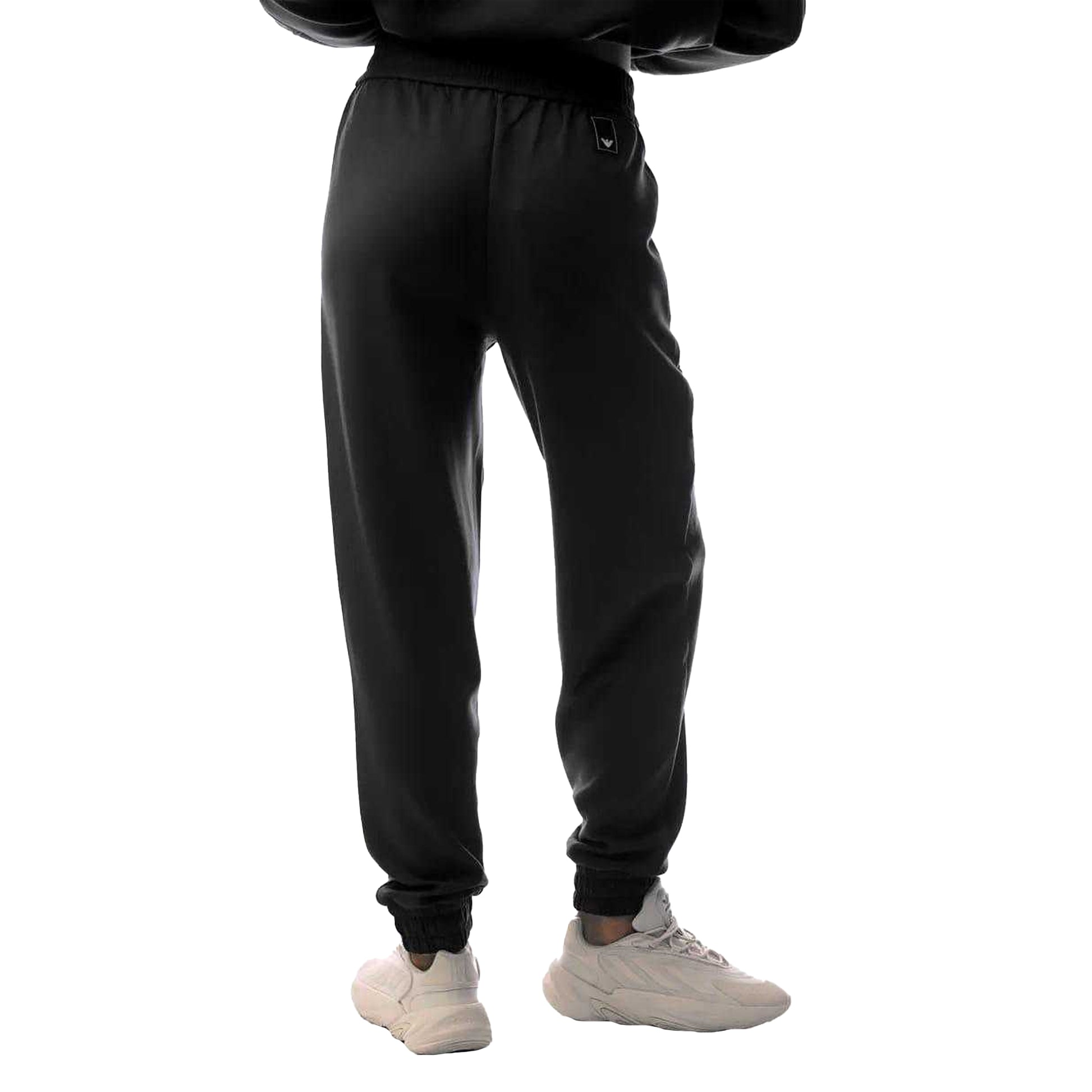 Black - Back - Emporio Armani Womens-Ladies Jogging Bottoms