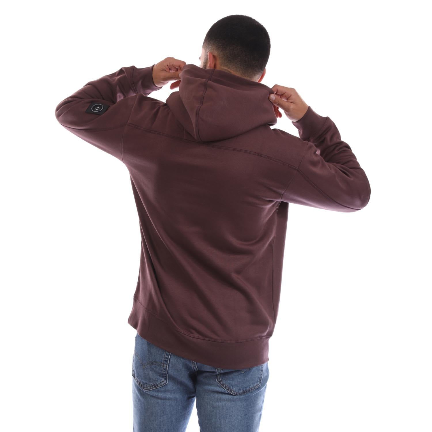 Purple - Back - Marshall Artist Mens Siren Oth Hoodie