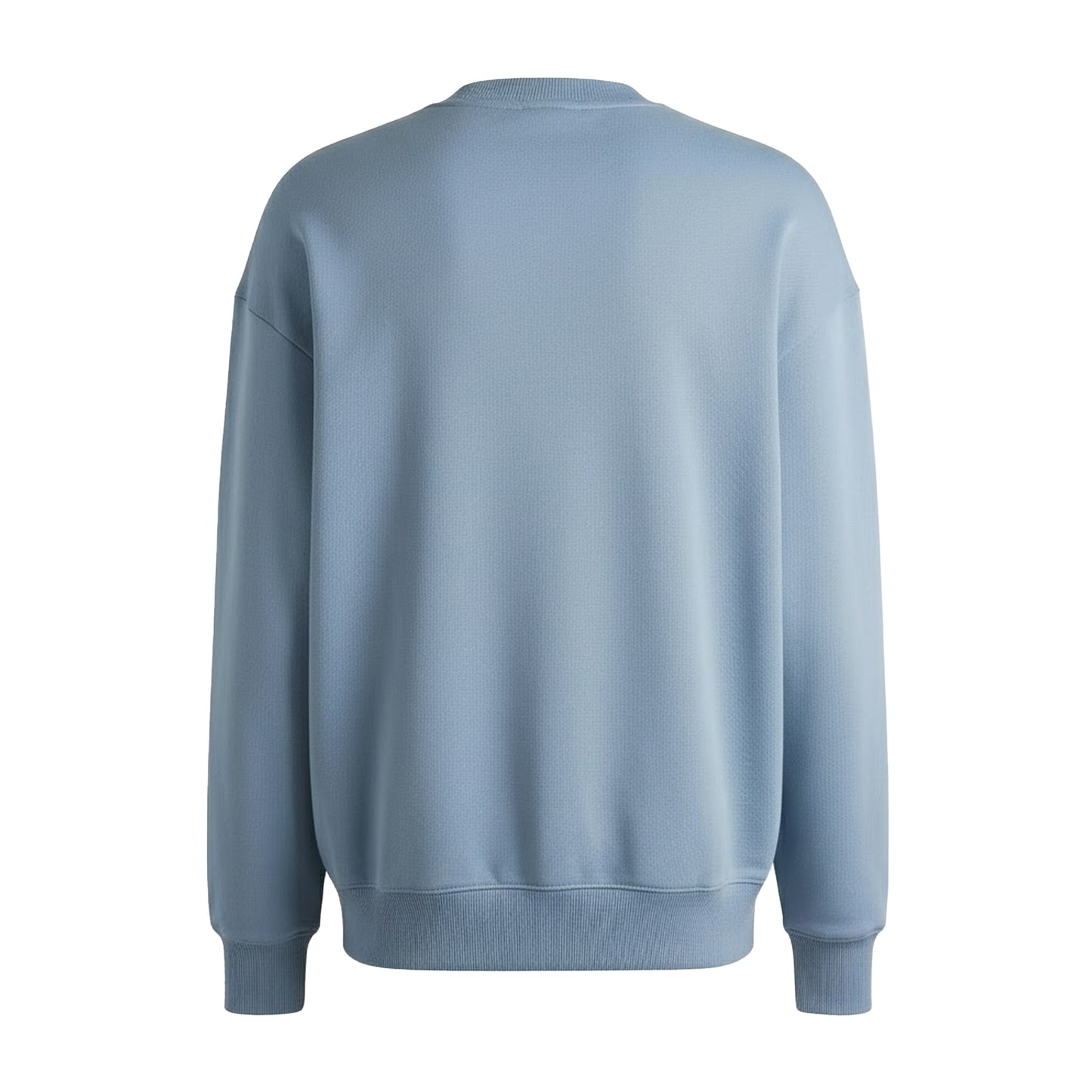 Blue - Back - Hugo Mens Dahrain Stealth Logo Sweatshirt