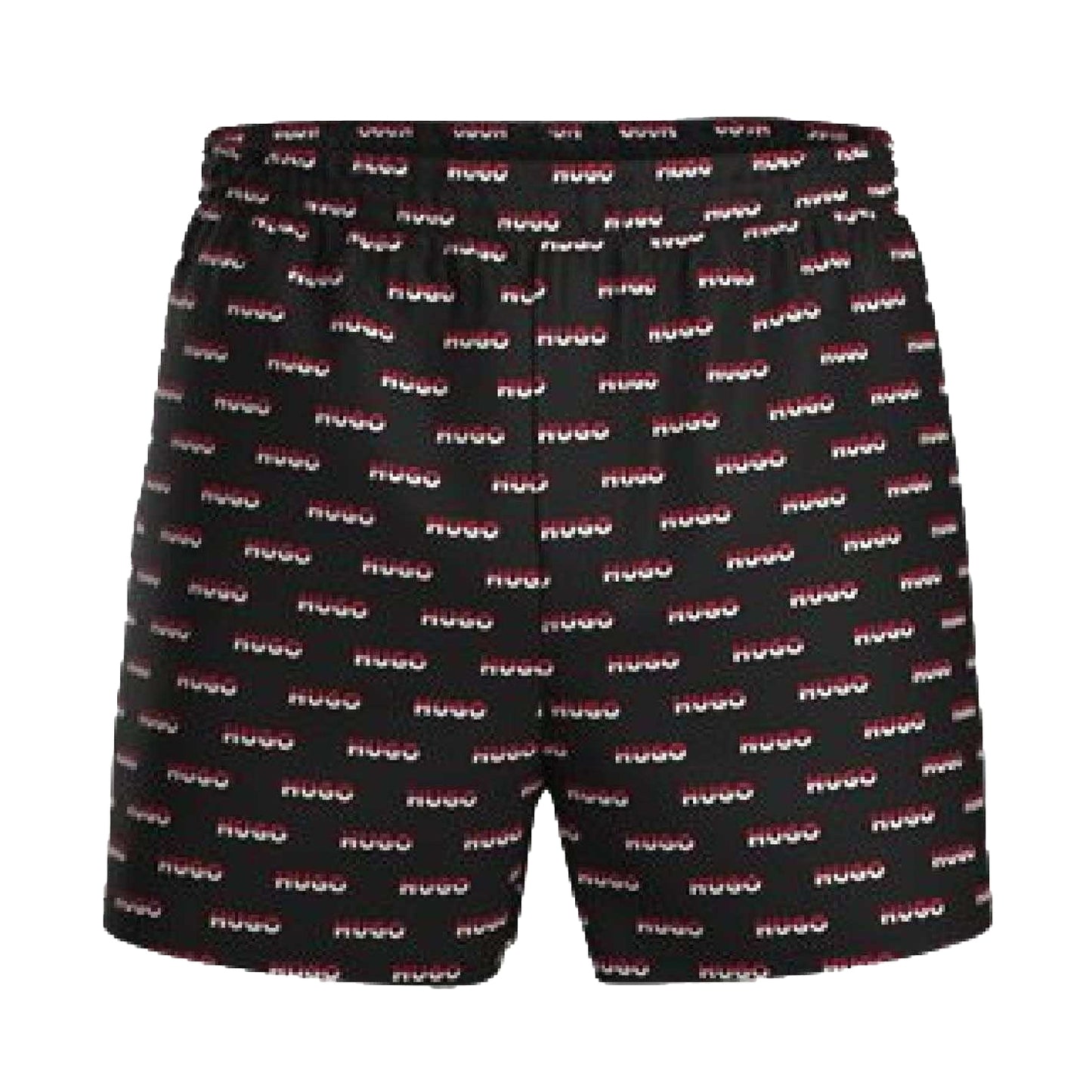 Black - Front - Hugo Mens Logo Printed Pyjama Bottoms