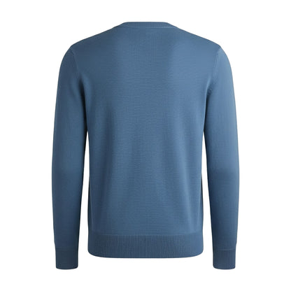 Blue - Back - Boss Mens Kanovano Logo Sweatshirt