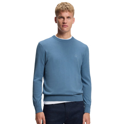 Blue - Lifestyle - Boss Mens Kanovano Logo Sweatshirt