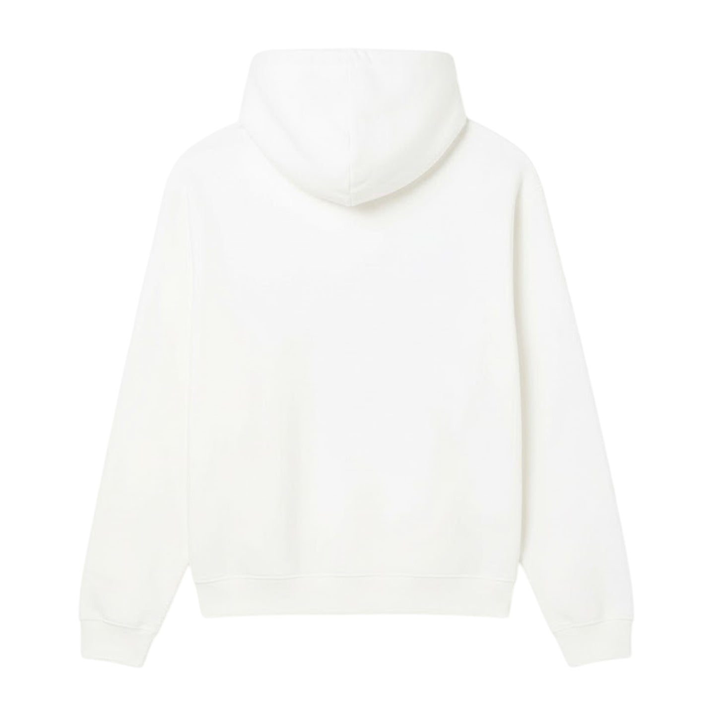 Cream - Back - Lacoste Unisex Adult Badge Loose Hoodie
