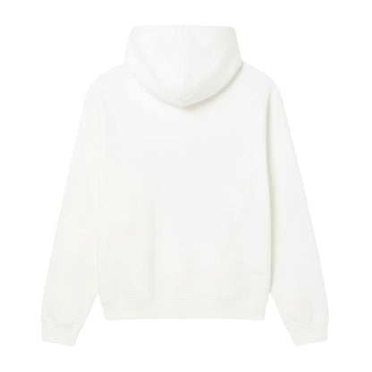 Cream - Back - Lacoste Unisex Adult Badge Loose Hoodie