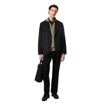 Green - Lifestyle - Lacoste Mens High-Neck Fleece Quarter Zip Sweatshirt