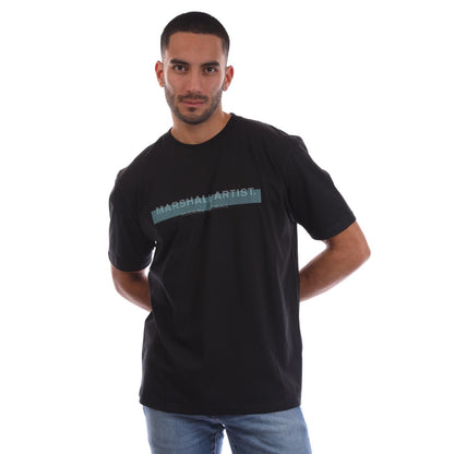 Black - Side - Marshall Artist Mens Optica Graphic T-Shirt