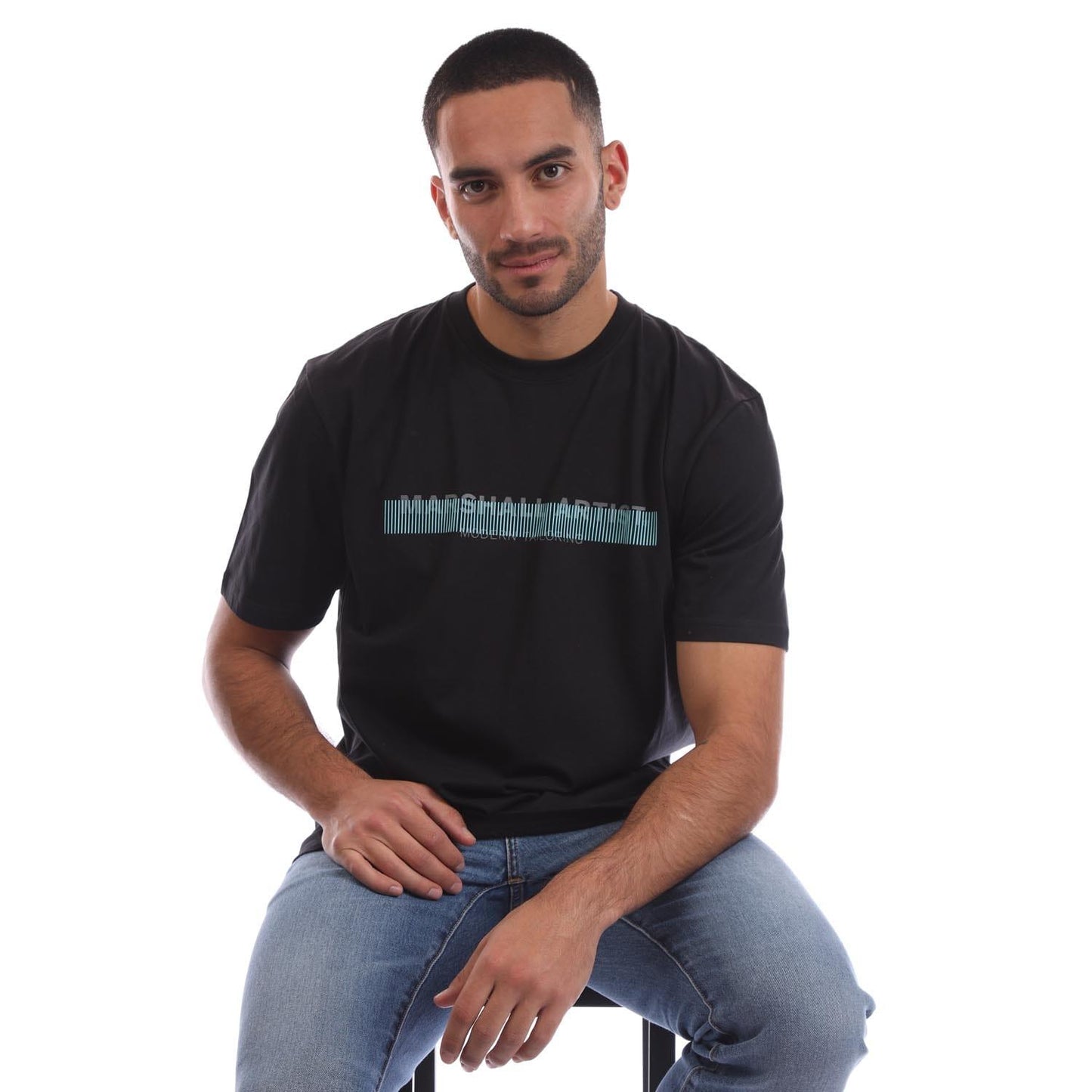 Black - Lifestyle - Marshall Artist Mens Optica Graphic T-Shirt