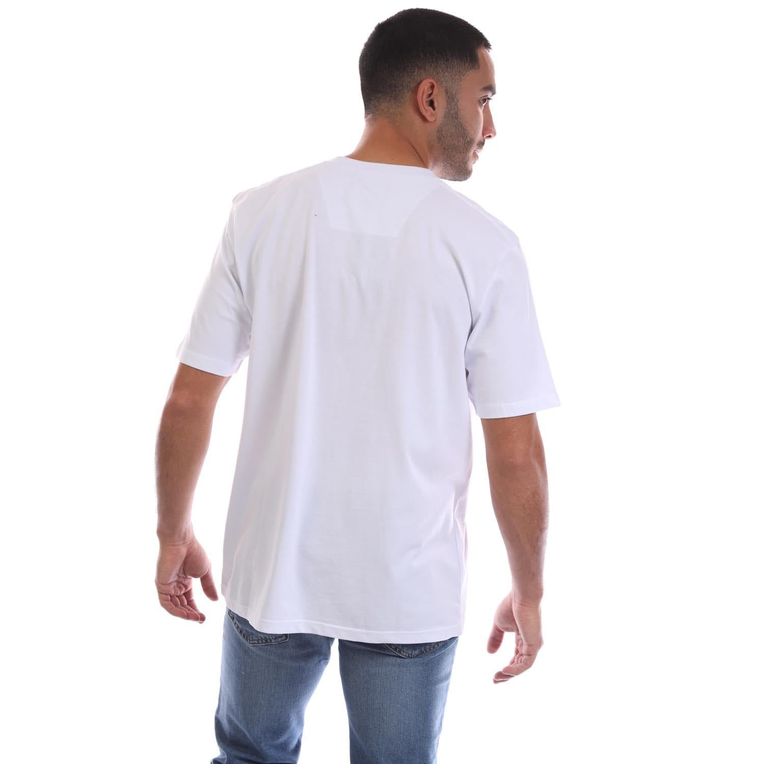 White - Back - Marshall Artist Mens Optica Graphic T-Shirt