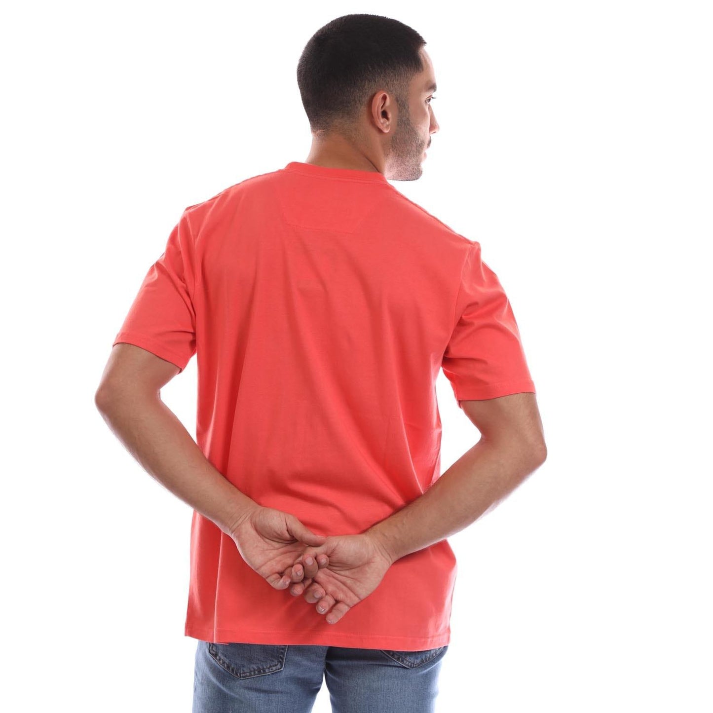 Orange - Back - Marshall Artist Mens Cartellino T-Shirt