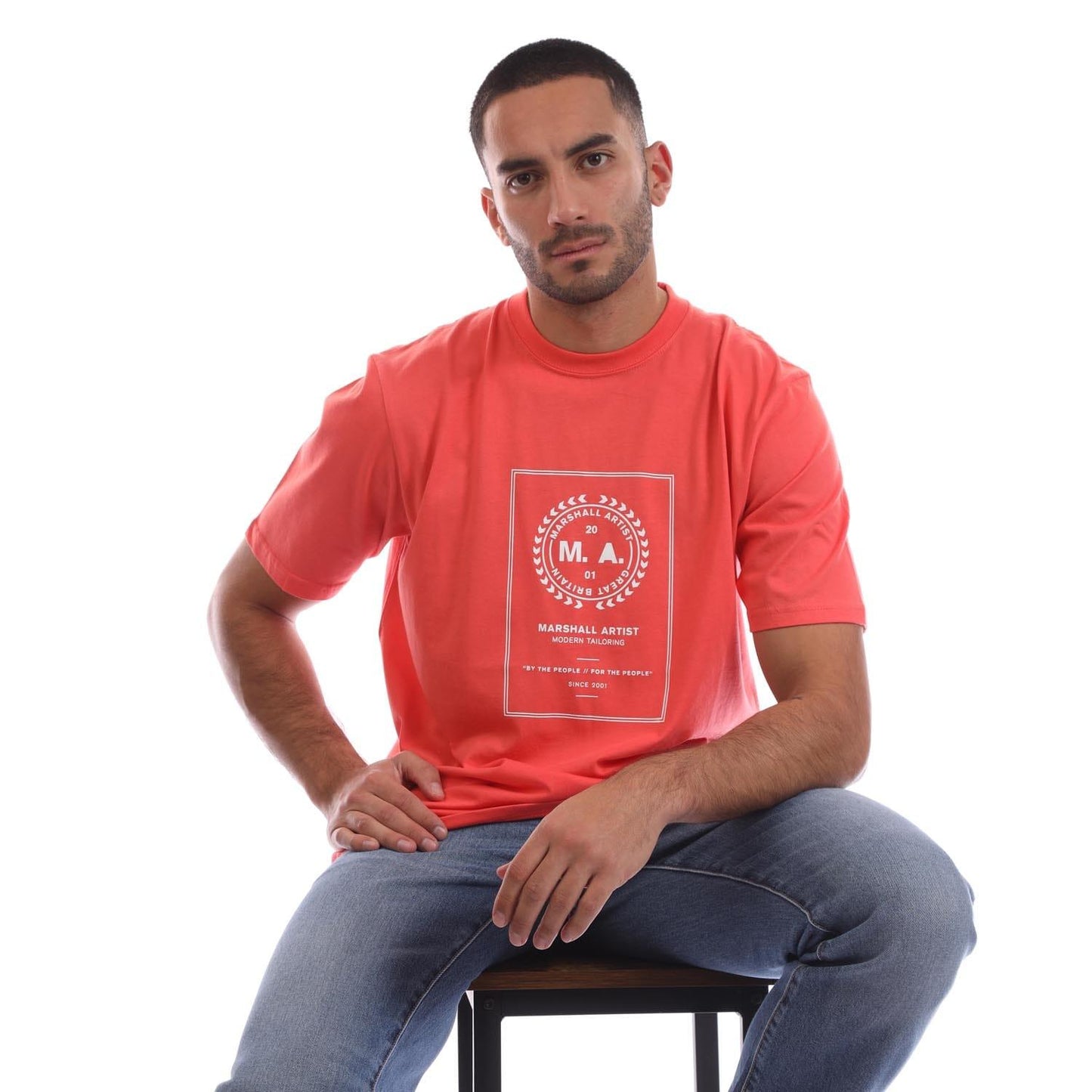 Orange - Lifestyle - Marshall Artist Mens Cartellino T-Shirt