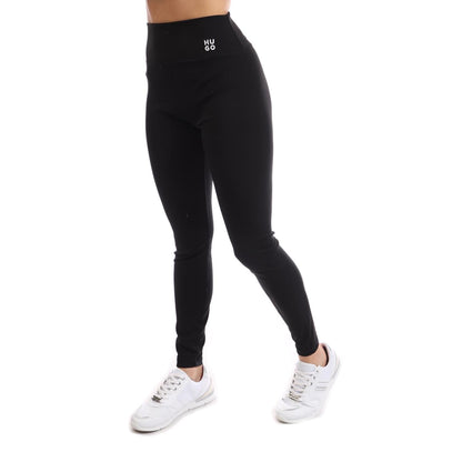 Black - Lifestyle - Hugo Boss Womens-Ladies Noparda Leggings