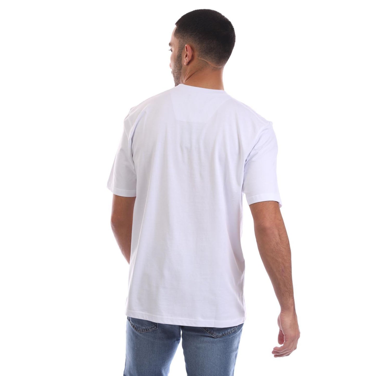 White - Back - Marshall Artist Mens Tekk Fusion T-Shirt