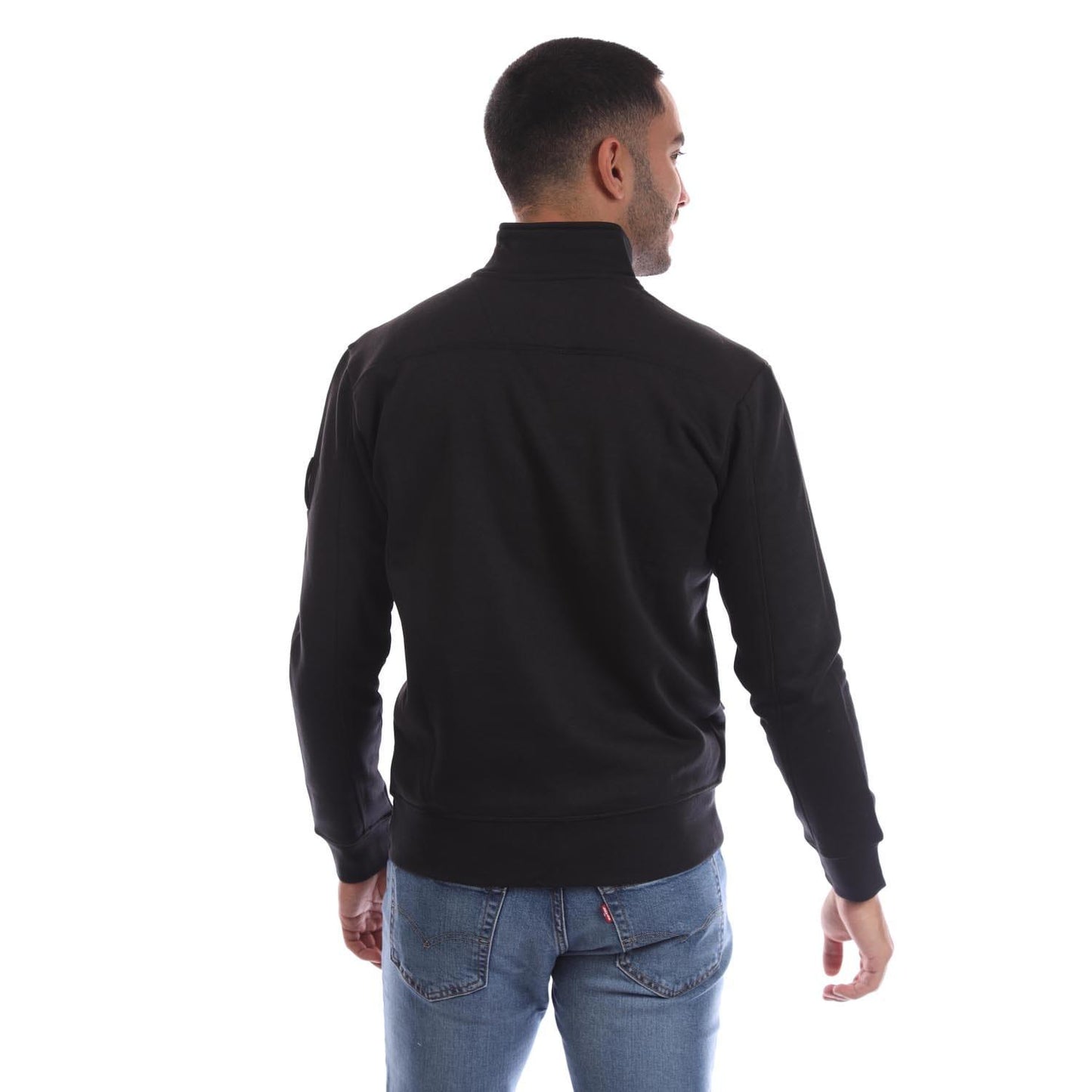 Black - Back - Marshall Artist Mens Siren Quarter Zip Sweatshirt