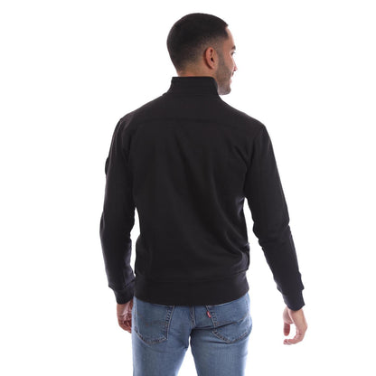 Black - Back - Marshall Artist Mens Siren Quarter Zip Sweatshirt