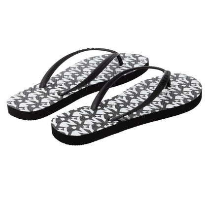 Black-Cream - Back - DKNY Womens-Ladies Susan Flip Flops