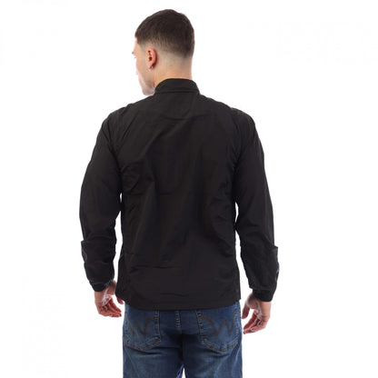 Black - Back - Weekend Offender Mens Granville Overshirt