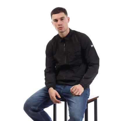Black - Lifestyle - Weekend Offender Mens Granville Overshirt
