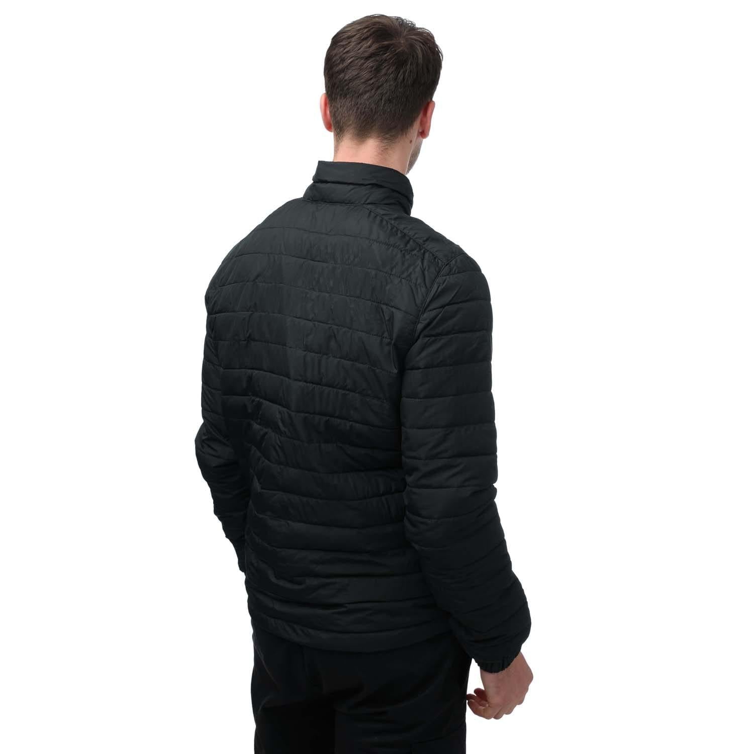 Black - Back - Timberland Mens Axis Water Repellent Padded Jacket