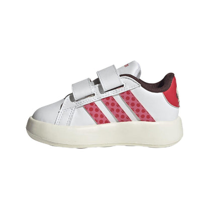 White - Lifestyle - Adidas Childrens-Kids Grand Court 2.0 Minnie Mouse Trainers