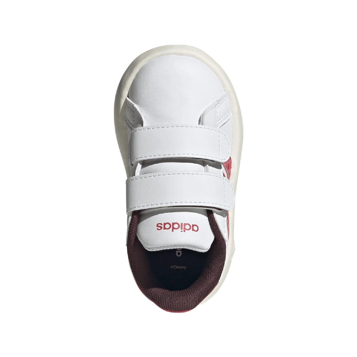 White - Pack Shot - Adidas Childrens-Kids Grand Court 2.0 Minnie Mouse Trainers