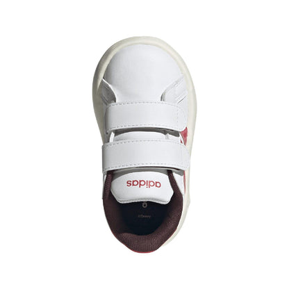 White - Pack Shot - Adidas Childrens-Kids Grand Court 2.0 Minnie Mouse Trainers