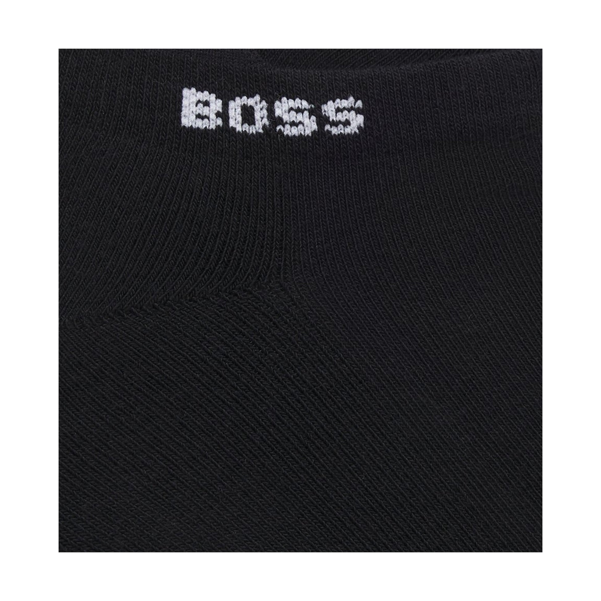 Black - Lifestyle - Boss Mens Bamboo Ankle Socks (Pack of 2)