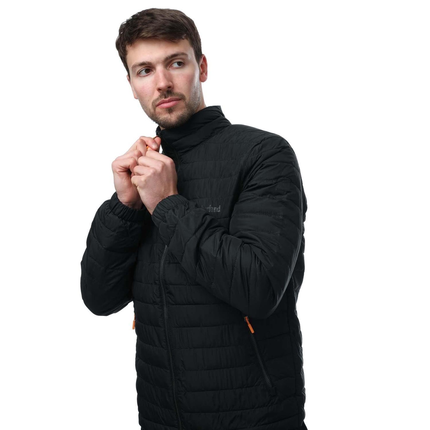 Black - Front - Timberland Mens Axis Water Repellent Padded Jacket