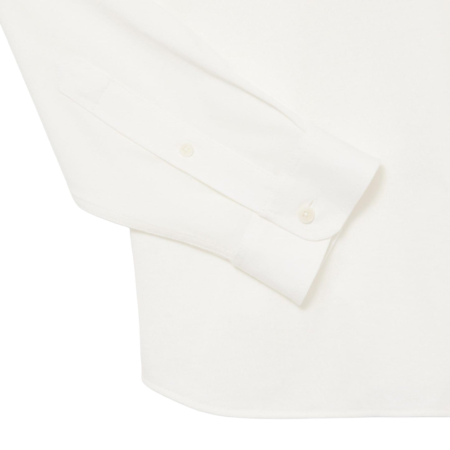 Cream - Side - Lacoste Mens Cotton Regular Shirt