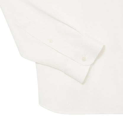 Cream - Side - Lacoste Mens Cotton Regular Shirt