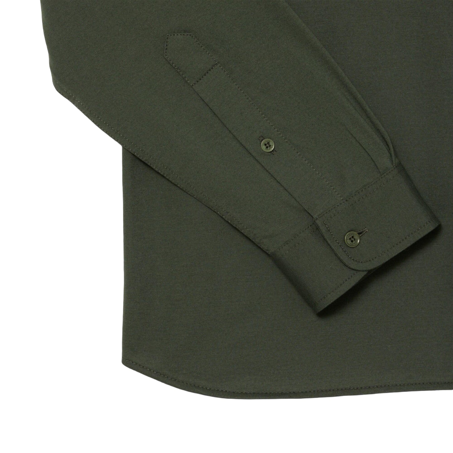 Green - Back - Lacoste Mens Cotton Regular Shirt