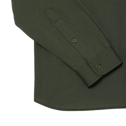 Green - Back - Lacoste Mens Cotton Regular Shirt