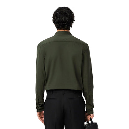 Green - Pack Shot - Lacoste Mens Cotton Regular Shirt