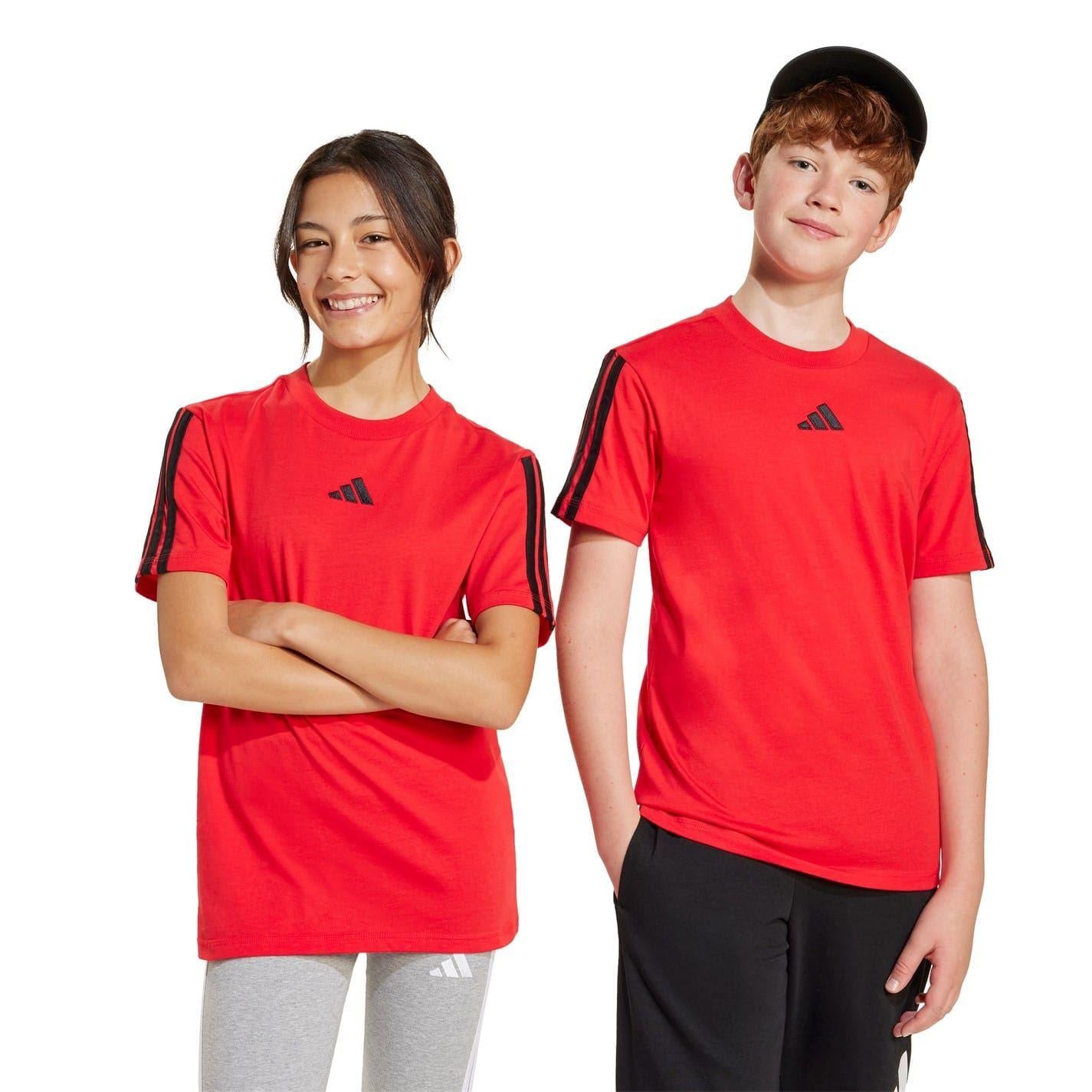 Ruby-Black - Back - Adidas Childrens-Kids Essentials T-Shirt