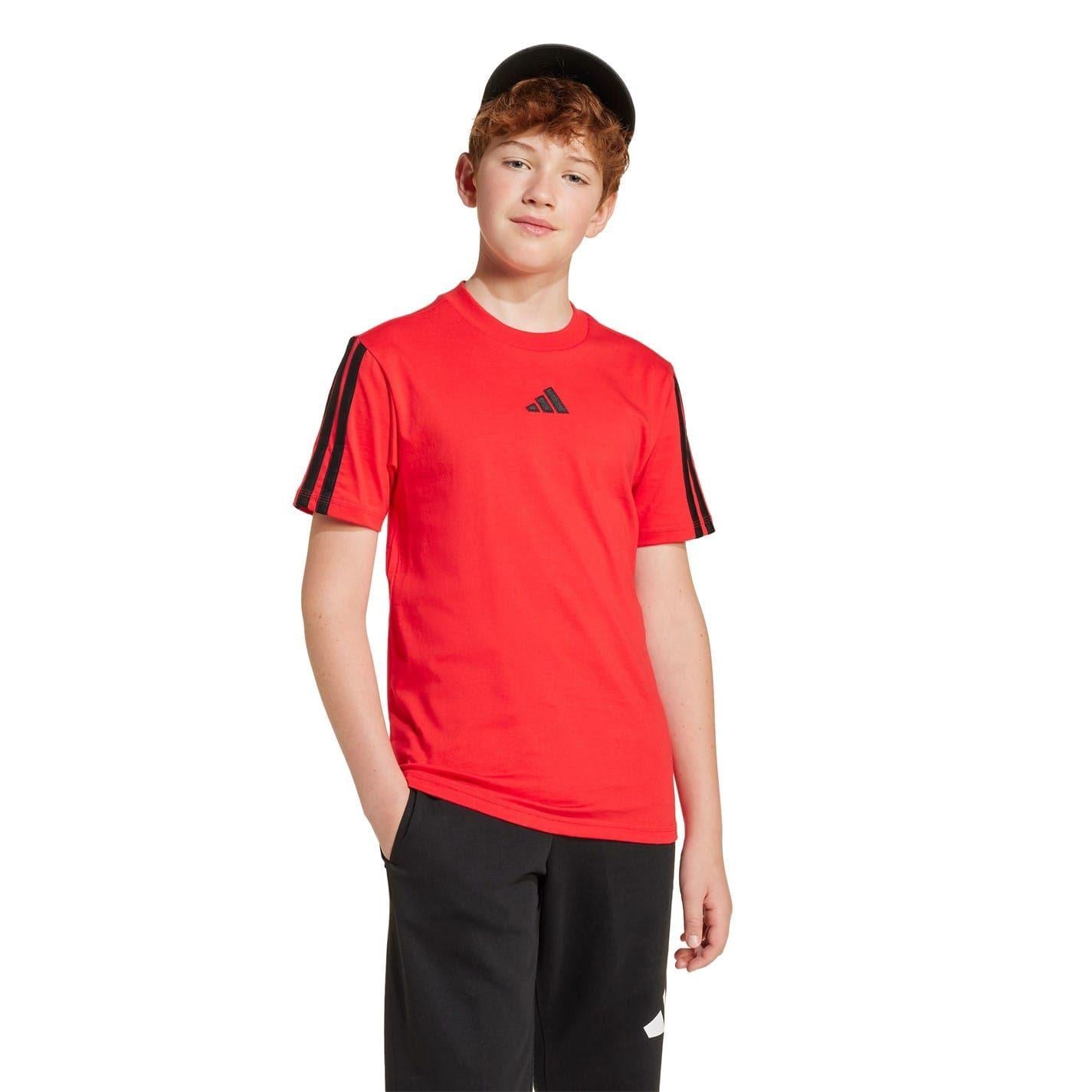 Ruby-Black - Lifestyle - Adidas Childrens-Kids Essentials T-Shirt