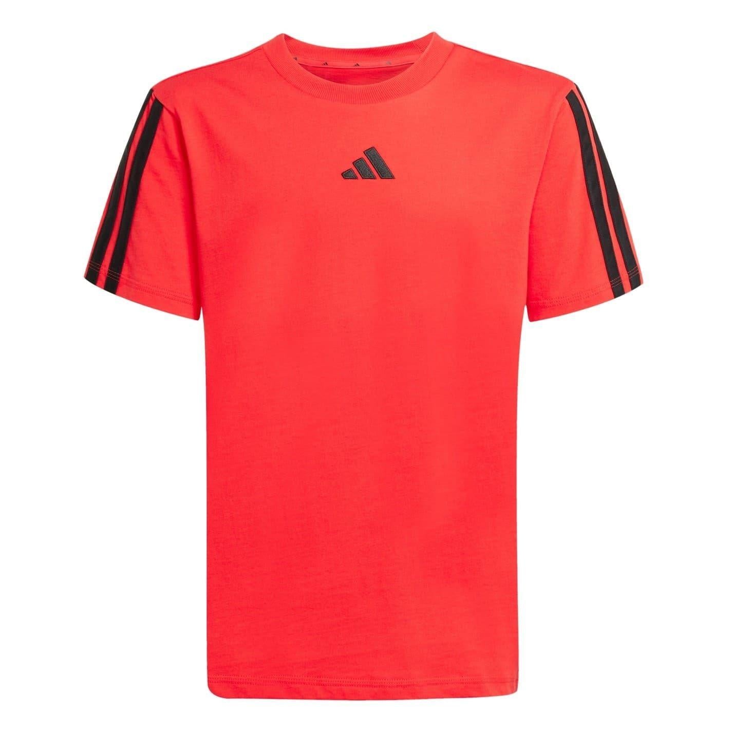 Ruby-Black - Front - Adidas Childrens-Kids Essentials T-Shirt