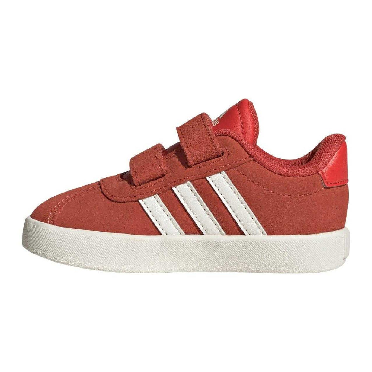 Red - Back - Adidas Childrens-Kids VL Court 3.0 Trainers