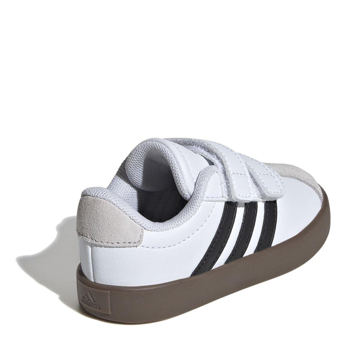 White-Gum - Lifestyle - Adidas Childrens-Kids VL Court 3.0 Trainers