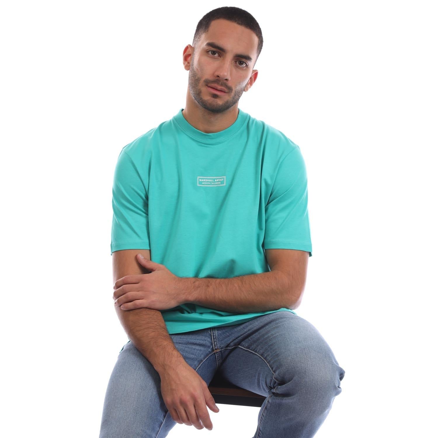 Green - Lifestyle - Marshall Artist Mens Injection T-Shirt