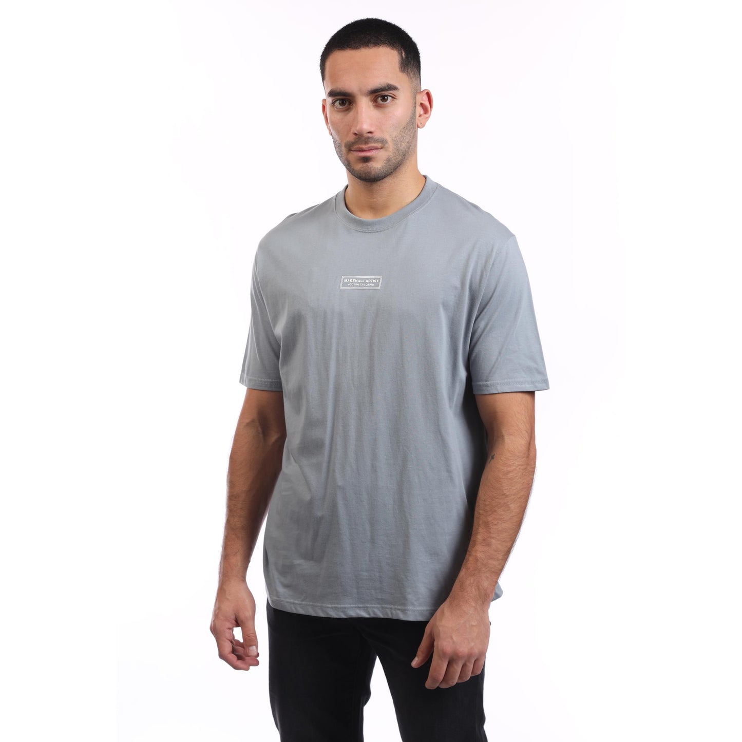 Grey - Front - Marshall Artist Mens Injection T-Shirt