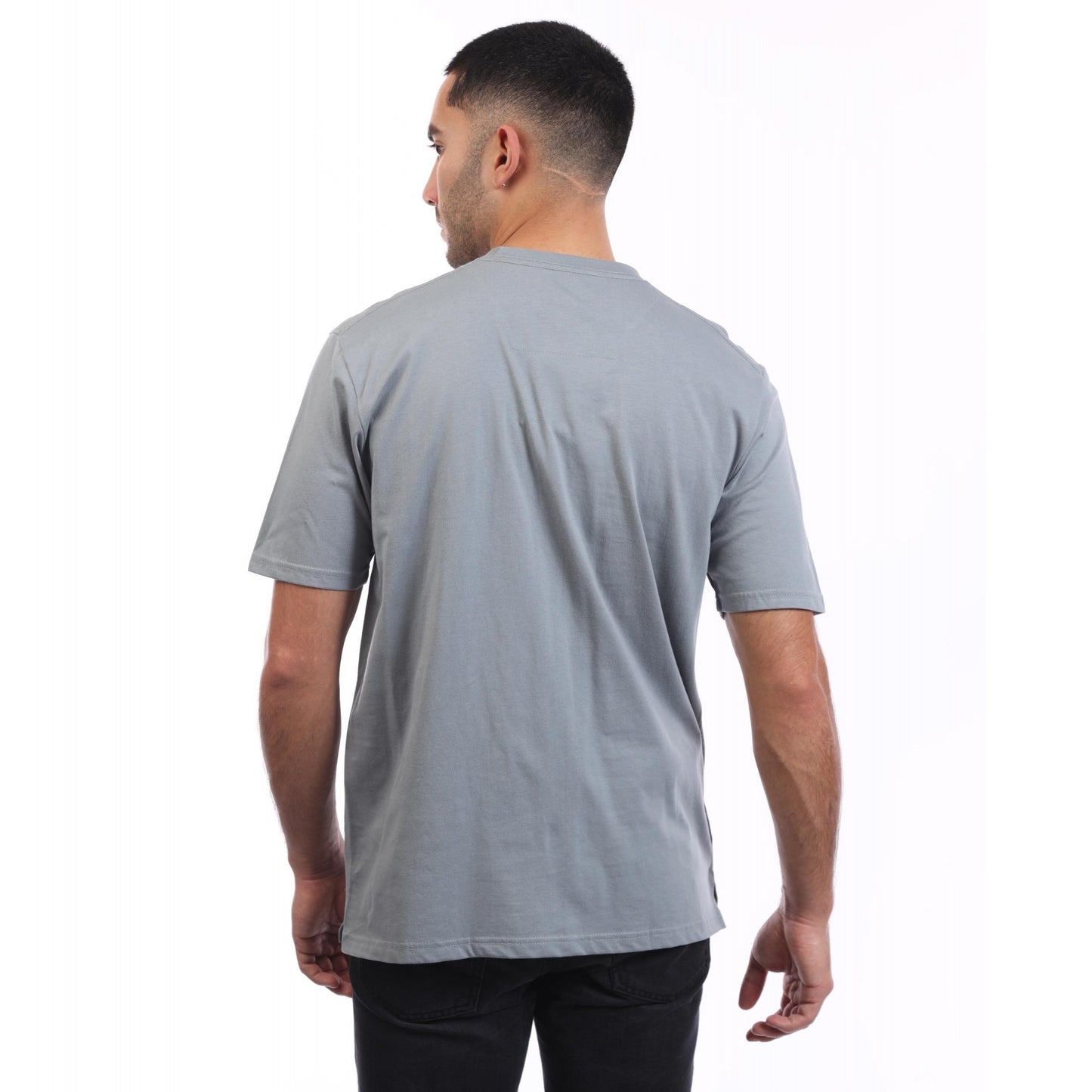 Grey - Back - Marshall Artist Mens Injection T-Shirt