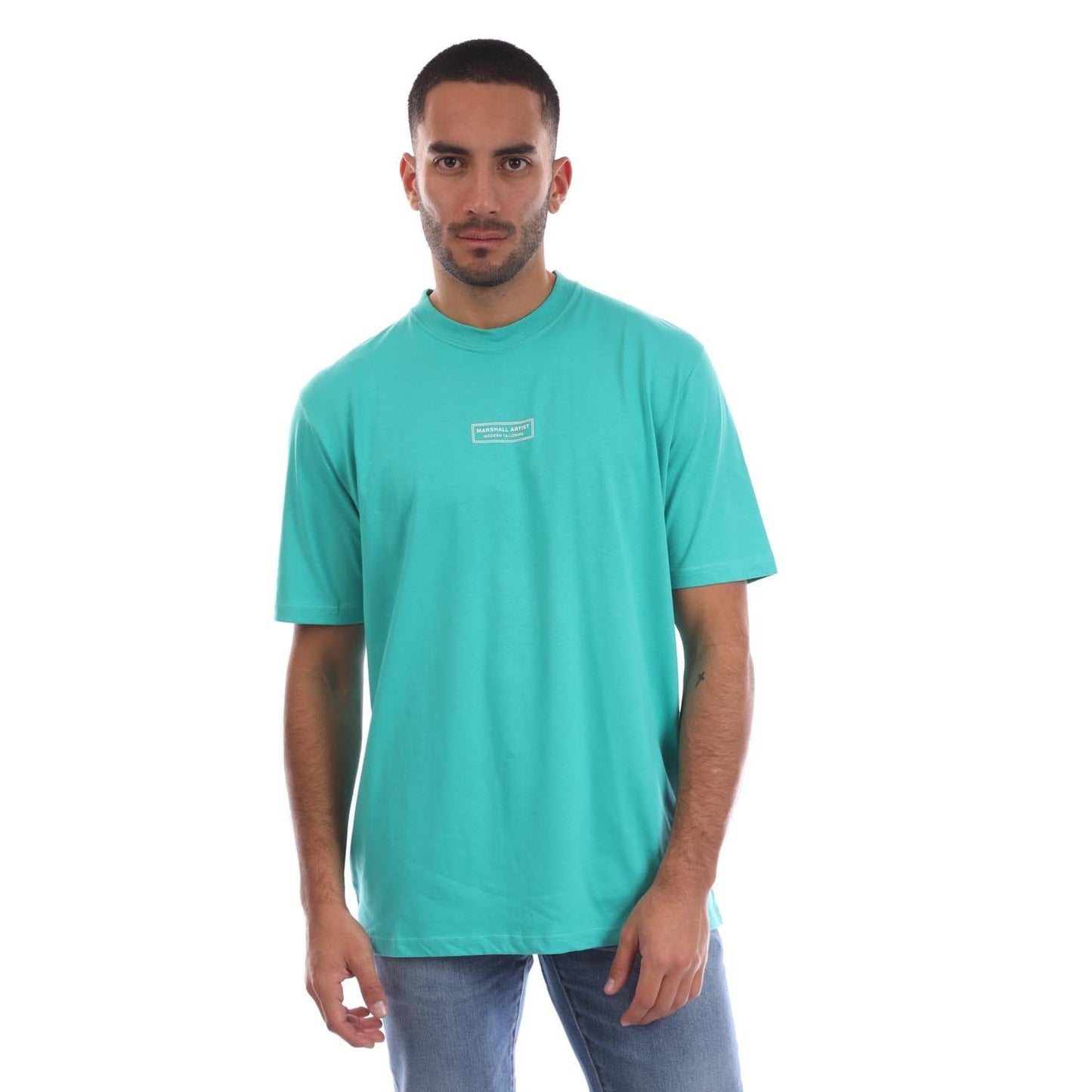 Green - Front - Marshall Artist Mens Injection T-Shirt