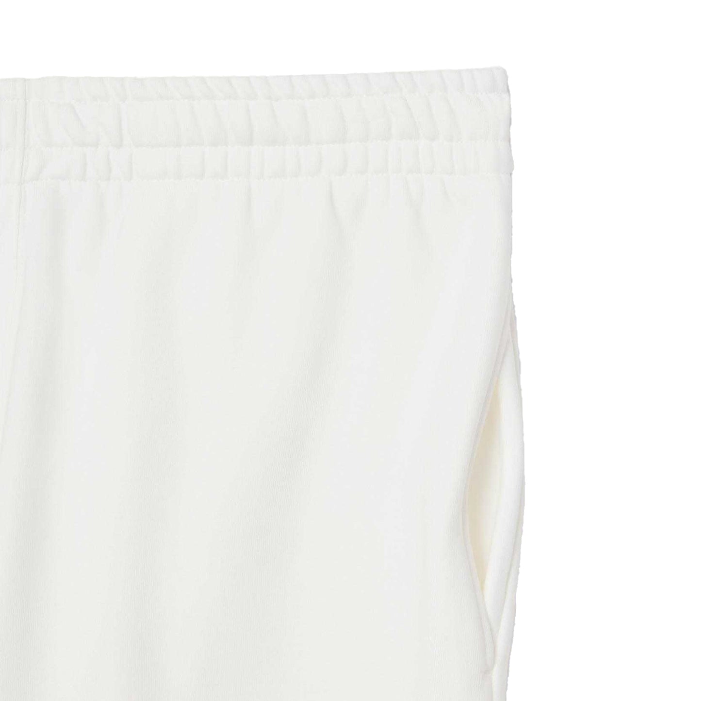 Cream - Back - Lacoste Mens Fleece Graphic Print Shorts