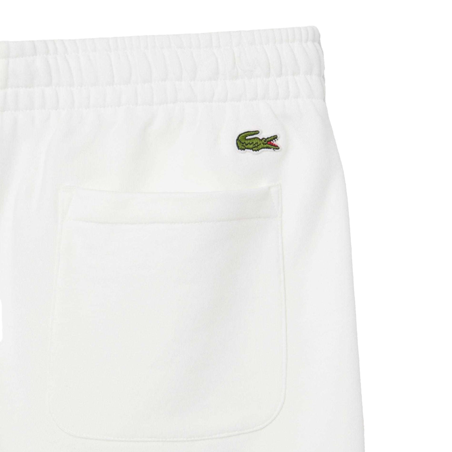 Cream - Lifestyle - Lacoste Mens Fleece Graphic Print Shorts