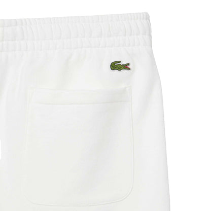 Cream - Lifestyle - Lacoste Mens Fleece Graphic Print Shorts